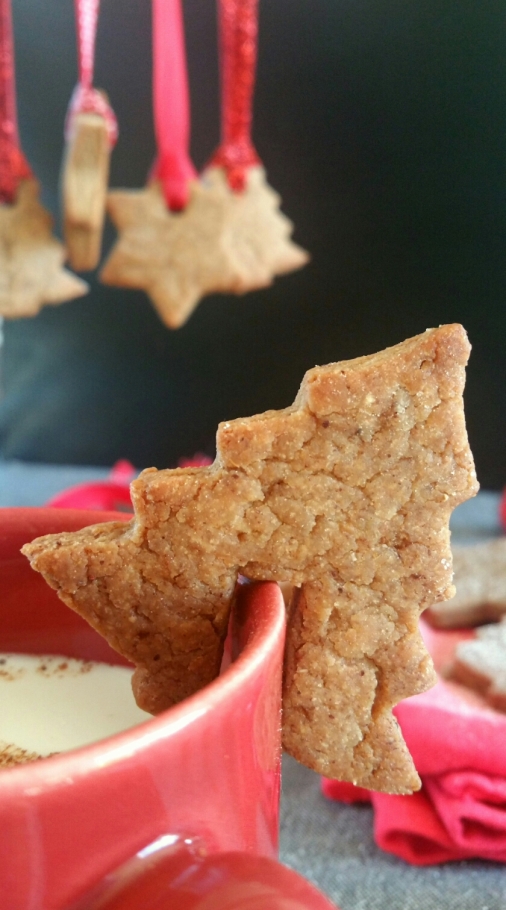 Biscuits de Noël aux épices et lait d'amande à la cannelle